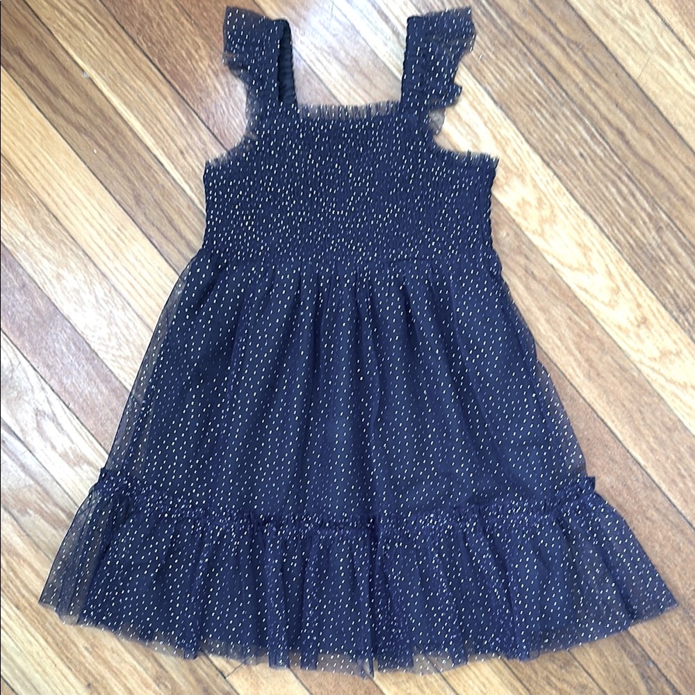 NWT J.Crew kids size 6 Navy Blue sparkle Dress